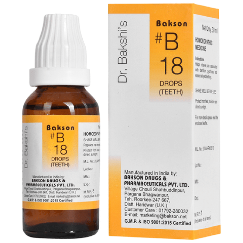 Bakson B18 Teeth Drop