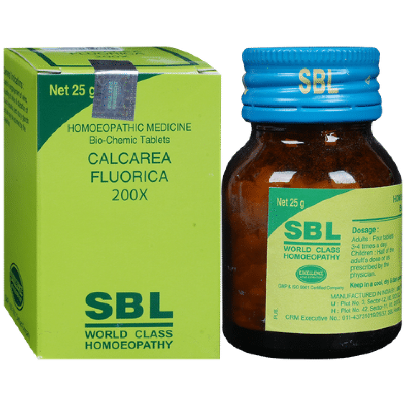 SBL Calcarea Fluorica Biochemic Tablet 200X