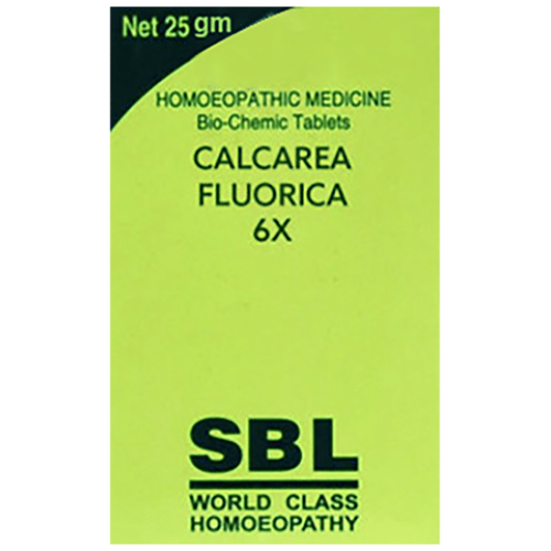SBL Calcarea Fluorica Biochemic Tablet 6X