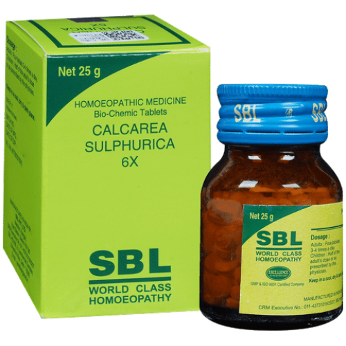 SBL Calcarea Sulphurica Biochemic Tablet 6X