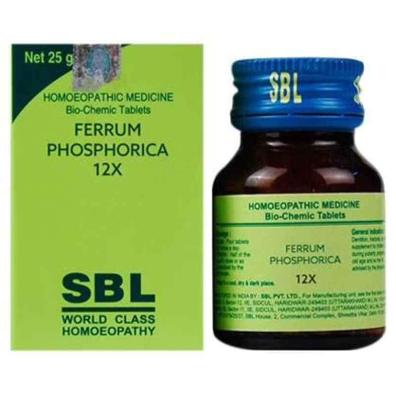 SBL Ferrum Phosphoricum Biochemic Tablet 12X