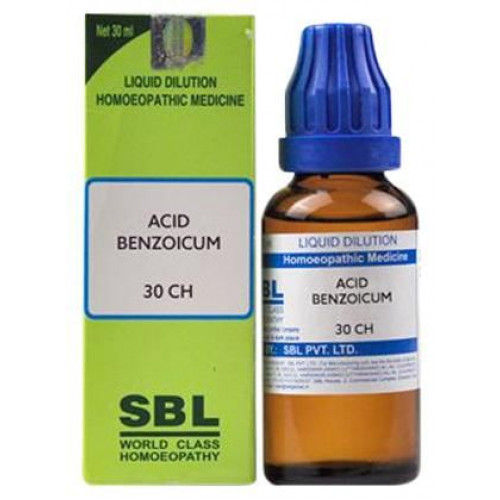 SBL Acid Benzoicum Dilution 30 CH