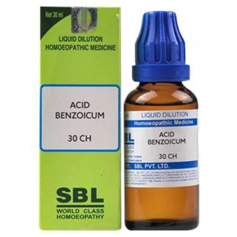 SBL Acid Benzoicum Dilution 30 CH