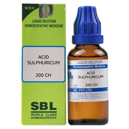 SBL Acid Sulphuricum Dilution 200 CH