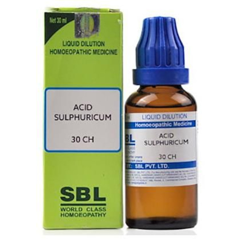SBL Acid Sulphuricum Dilution 30 CH