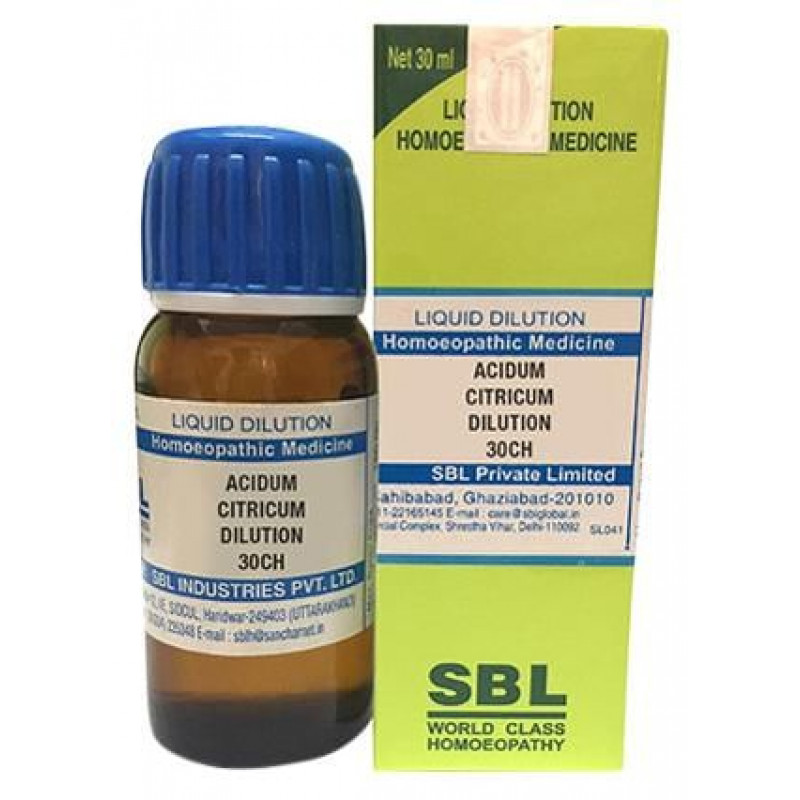 SBL Acidum Citricum Dilution 30 CH