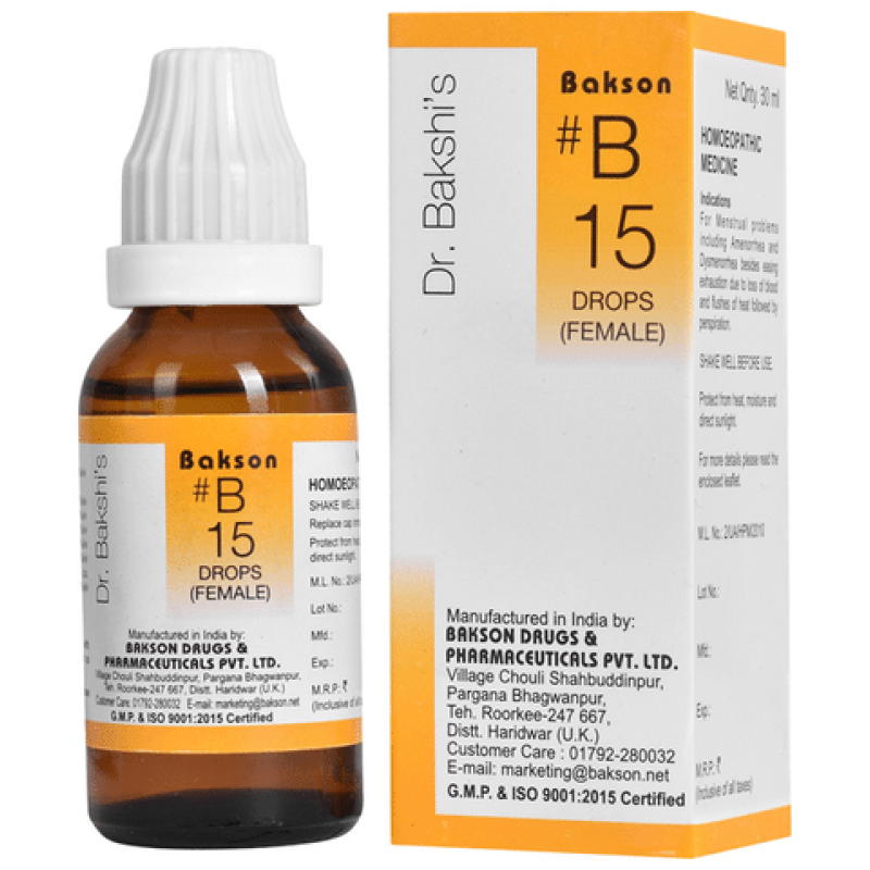 Bakson B15 Female Drop