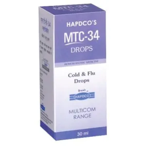 Hapdco MTC-34 Cold & Flu Drop